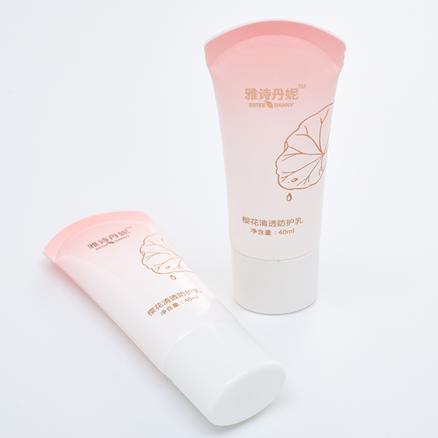 30 مل 50 مل أنبوب بلاستيكي لمستحضرات التجميل بيضاوية الشكل من كريم الشمس