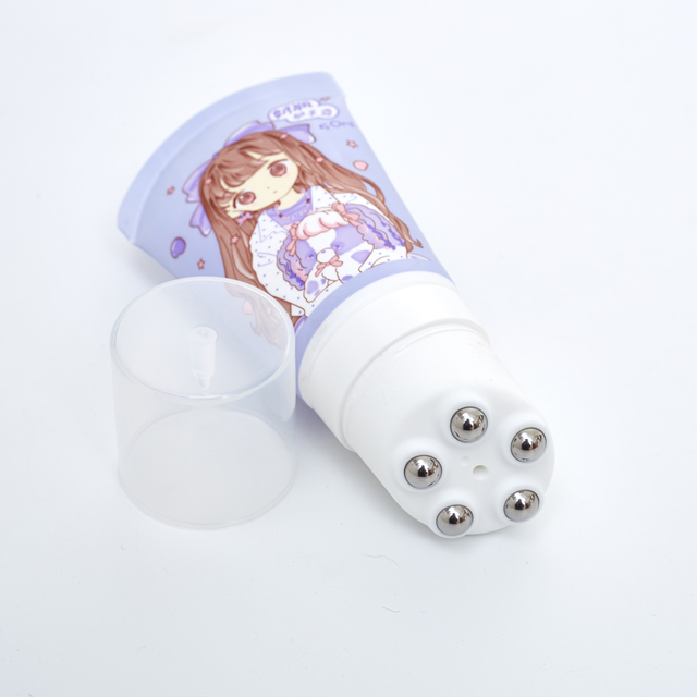 كرة دوارة معدنية قضيب غسول الجسم أنبوب بلاستيكي