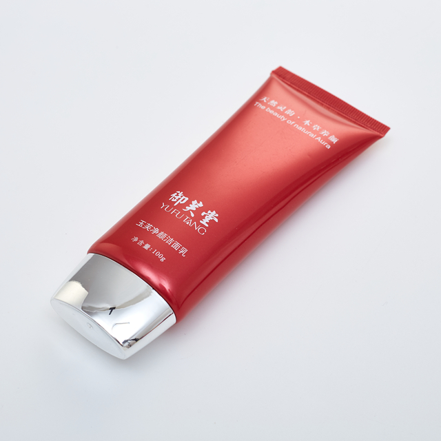 PE البلاستيك مستحضرات التجميل Suncream غسل الوجه أنبوب ضغط ناعم