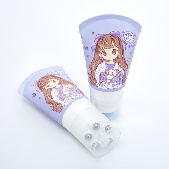 كرة دوارة معدنية قضيب غسول الجسم أنبوب بلاستيكي